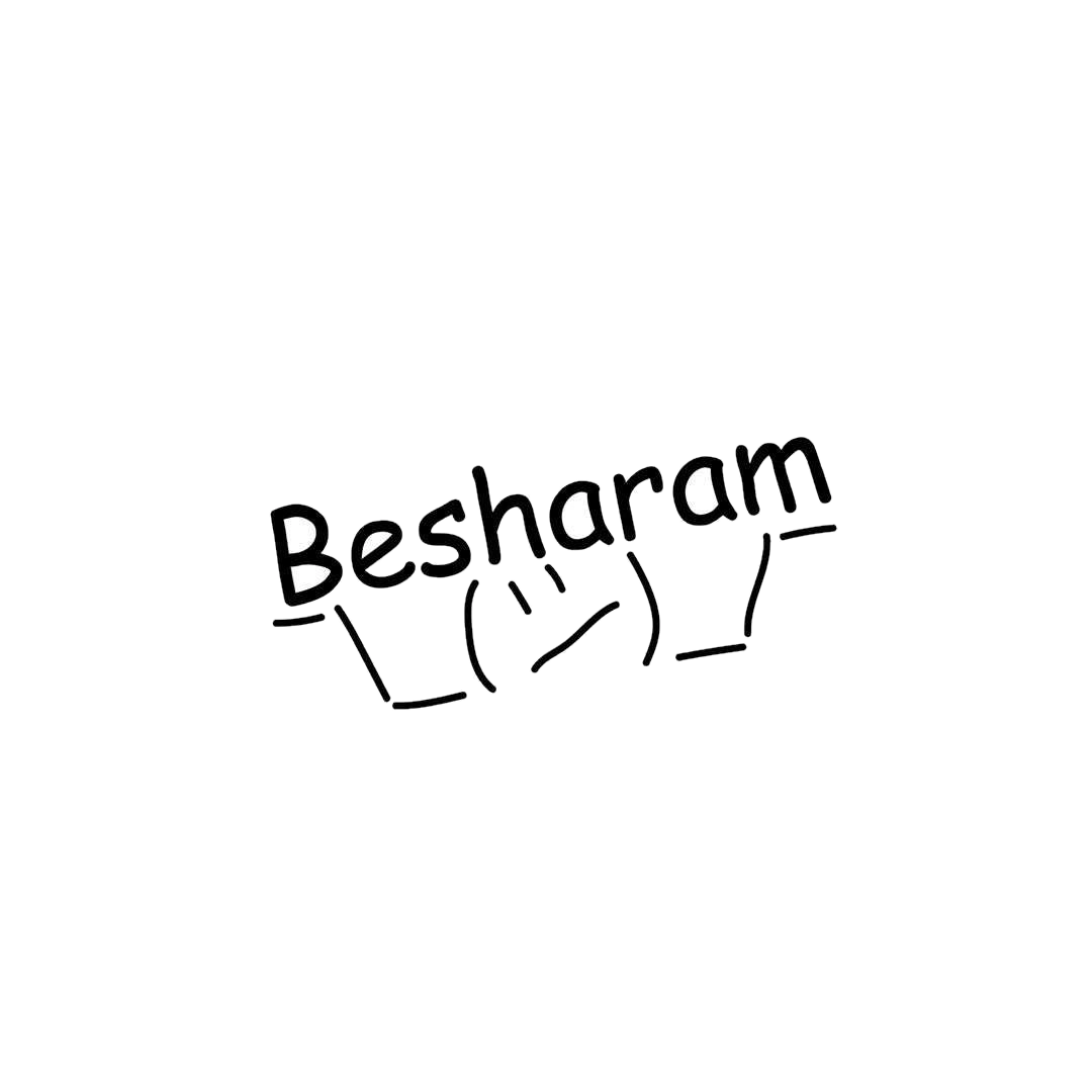 Besharam Sticker